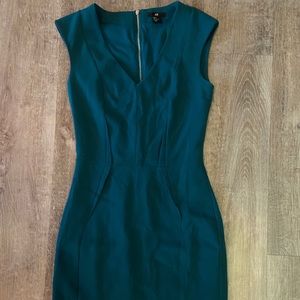 Teal H&M business casual dress